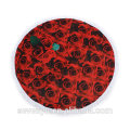 100% Coton 3D Rouge Rose Impression Ronde serviette de plage Glands Couverture BT-380 Chine Usine